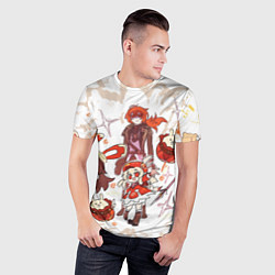 Футболка спортивная мужская GENSHIN IMPACT АРТ ПЕРСОНАЖИ ИГРЫ, цвет: 3D-принт — фото 2