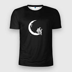 Мужская спорт-футболка Кофе на Луне