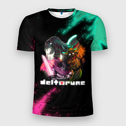 Мужская спорт-футболка Deltarune персонажи