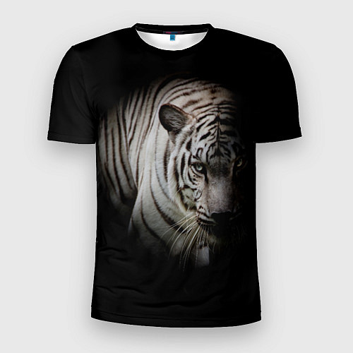 Мужская спорт-футболка Загадочный тигр / 3D-принт – фото 1