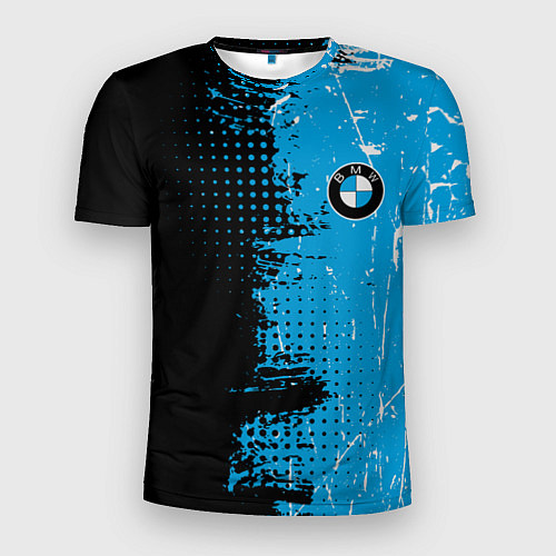 Мужская спорт-футболка BMW - КРАСКИ / 3D-принт – фото 1