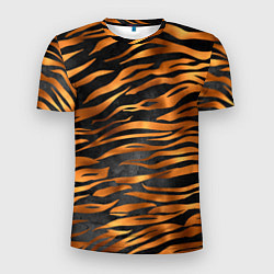 Футболка спортивная мужская В шкуре тигра, цвет: 3D-принт