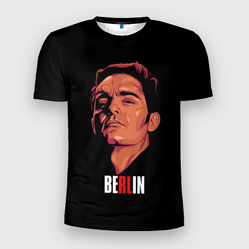 Мужская спорт-футболка БЕРЛИН, БУМАЖНЫЙ ДОМ / 3D-принт – фото 1