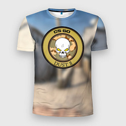 Мужская спорт-футболка CS GO dust 2