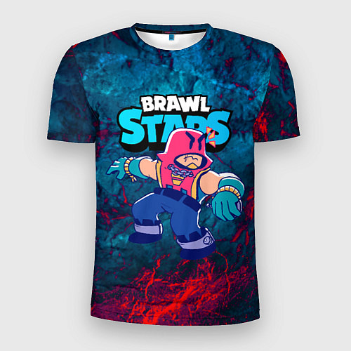 Мужская спорт-футболка ГРОМ BRAWL STARS GROM / 3D-принт – фото 1