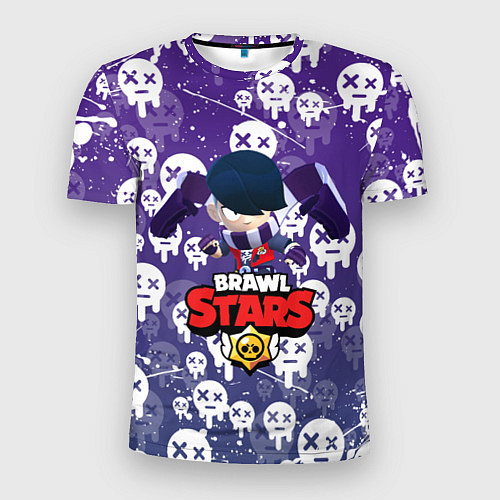 Мужская спорт-футболка EDGAR BRAWL STARS, ЛУЧШИЙ УБИЙЦА / 3D-принт – фото 1