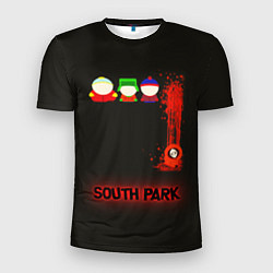 Мужская спорт-футболка Южный парк главные персонажи South Park