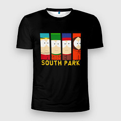 Мужская спорт-футболка South Park - Южный парк главные герои