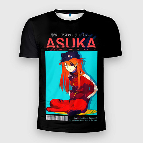 Мужская спорт-футболка Asuka - Neon Genesis Evangelion / 3D-принт – фото 1