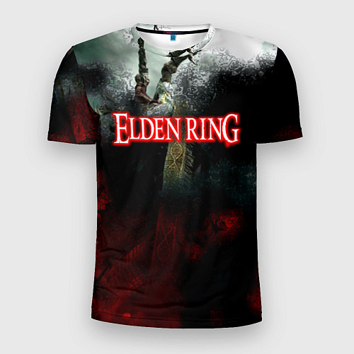 Мужская спорт-футболка Elden Ring Битва души / 3D-принт – фото 1