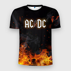 Мужская спорт-футболка ACDC - Fire