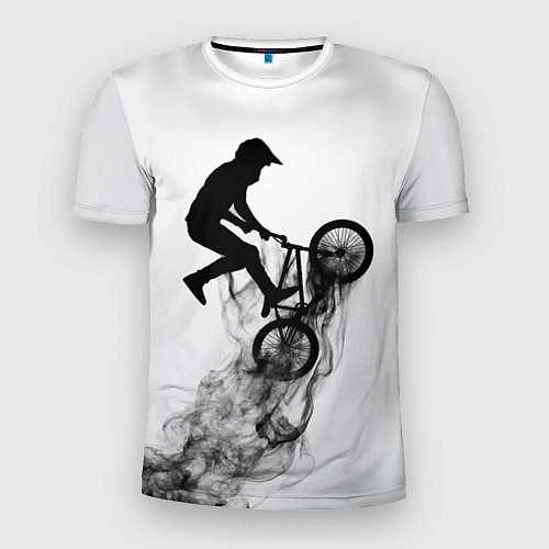 Мужская спорт-футболка ВЕЛОСПОРТ BMX Racing / 3D-принт – фото 1