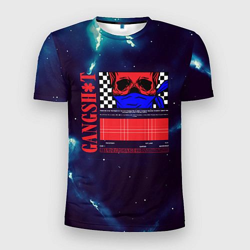 Мужская спорт-футболка Gangsta Shit / 3D-принт – фото 1
