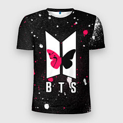 Мужская спорт-футболка BTS Бабочка