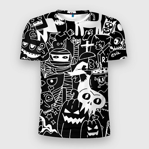 Мужская спорт-футболка Monster & Cat / 3D-принт – фото 1