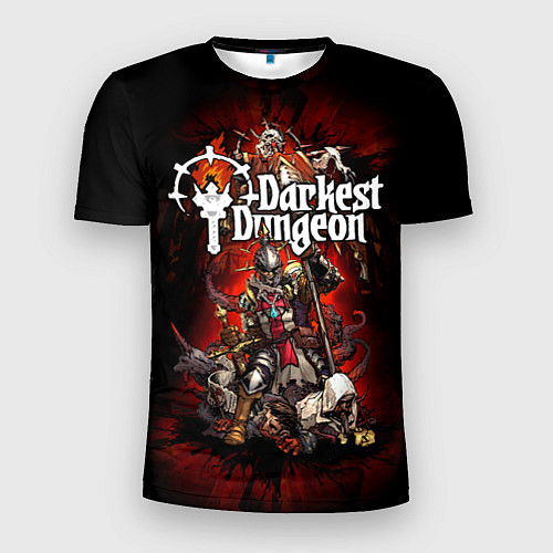 Мужская спорт-футболка Darkest Dungeon - poster / 3D-принт – фото 1