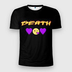 Мужская спорт-футболка Смерть сердечки