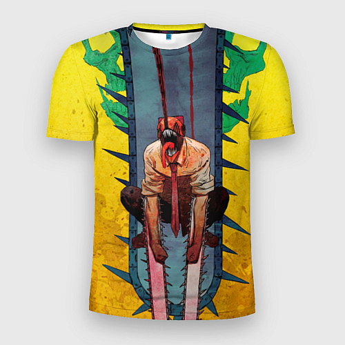 Мужская спорт-футболка Chainsaw Man - Дэндзи / 3D-принт – фото 1