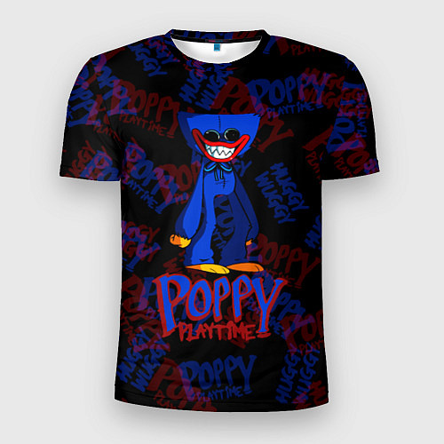 Мужская спорт-футболка Poppy Playtime ХАГГИ ВАГГИ / 3D-принт – фото 1
