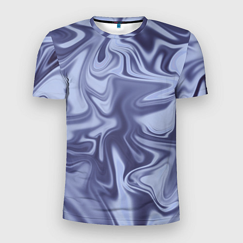Мужская спорт-футболка Crystal Abstract Blue / 3D-принт – фото 1