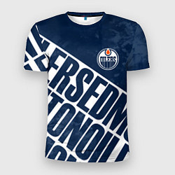 Мужская спорт-футболка Edmonton Oilers , Эдмонтон Ойлерз