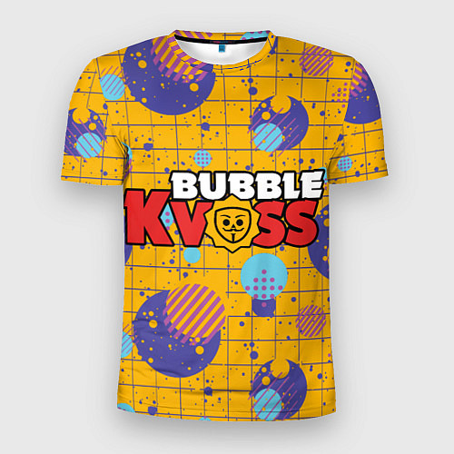 Мужская спорт-футболка Bubble kvass с узором / 3D-принт – фото 1