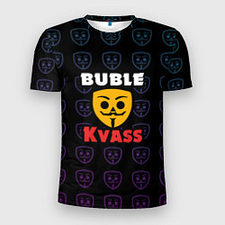 Мужская спорт-футболка Bubble kvass anonymous logo