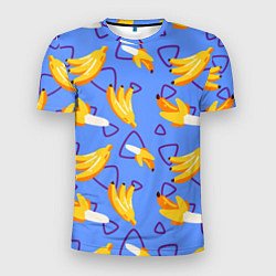 Мужская спорт-футболка Спелые бананы
