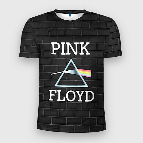 Мужская спорт-футболка PINK FLOYD LOGO - ПИНК ФЛОЙД ЛОГОТИП / 3D-принт – фото 1