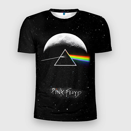 Мужская спорт-футболка PINK FLOYD LOGO ПИНК ФЛОЙД ЗВЕЗДЫ / 3D-принт – фото 1