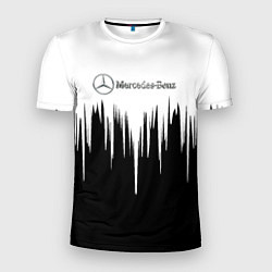 Футболка спортивная мужская Mercedes-Benz: White, цвет: 3D-принт