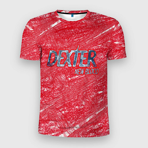 Мужская спорт-футболка Декстер новая кровь / 3D-принт – фото 1