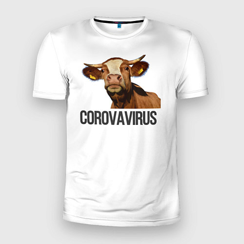 Мужская спорт-футболка Corovavirus / 3D-принт – фото 1