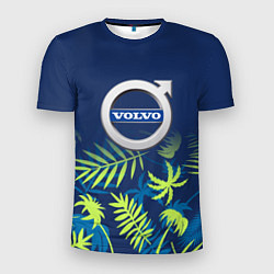 Мужская спорт-футболка Volvo Тропические листья