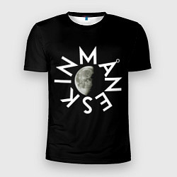 Мужская спорт-футболка Манескин и луна