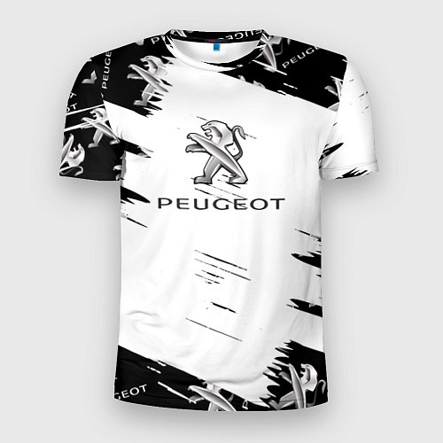 Мужская спорт-футболка Peugeot Auto Бренд / 3D-принт – фото 1