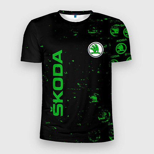 Мужская спорт-футболка Skoda: Sport Auto / 3D-принт – фото 1