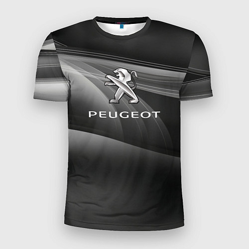 Мужская спорт-футболка Peugeot blak / 3D-принт – фото 1