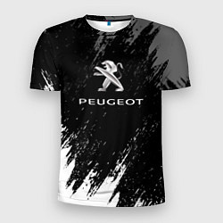 Футболка спортивная мужская Peugeot авто бренд, цвет: 3D-принт