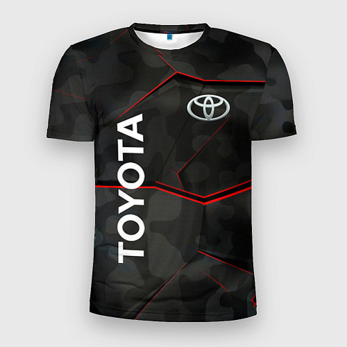 Мужская спорт-футболка Toyota sport auto / 3D-принт – фото 1