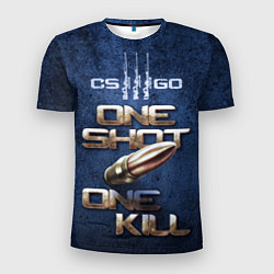 Мужская спорт-футболка One Shot One Kill CS GO