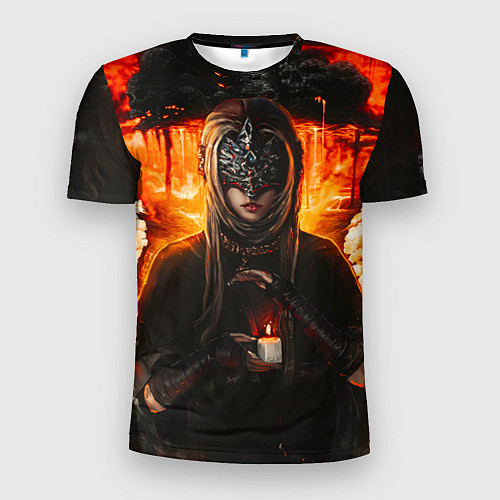 Мужская спорт-футболка FIRE KEEPER Dark SOULS III Дарк соулс / 3D-принт – фото 1