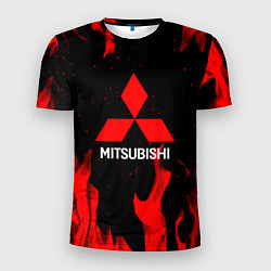 Мужская спорт-футболка Mitsubishi Red Fire