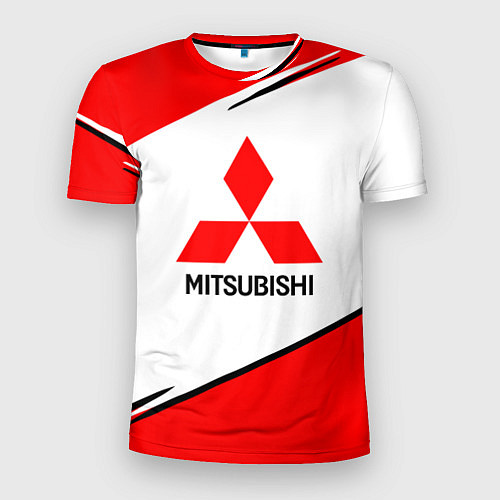 Мужская спорт-футболка Mitsubishi Logo Geometry / 3D-принт – фото 1