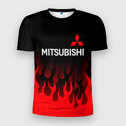 Мужская спорт-футболка Mitsubishi Огонь