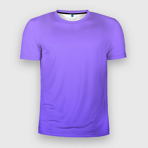 Мужская спорт-футболка Красивый фиолетовый светлый градиент / 3D-принт – фото 1