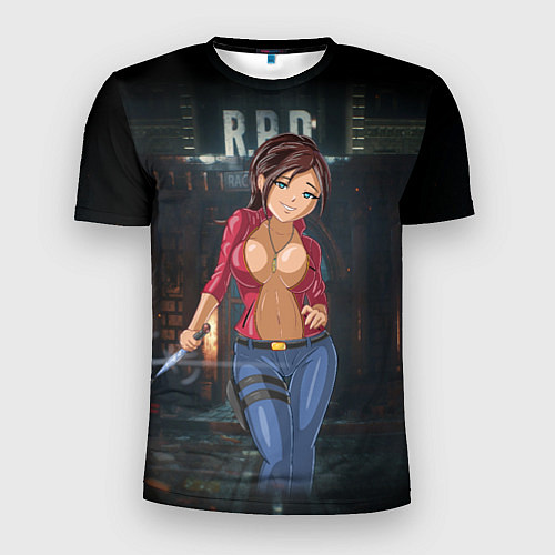 Мужская спорт-футболка Claire Redfield from Resident Evil 2 remake by sex / 3D-принт – фото 1