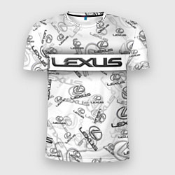 Мужская спорт-футболка LEXUS BIG EMBLEMA PATTERN