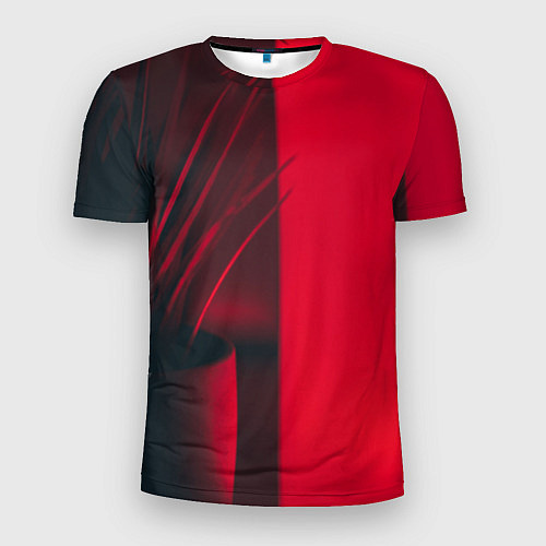 Мужская спорт-футболка Красное виденье / 3D-принт – фото 1