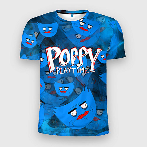 Мужская спорт-футболка Poppy Playtime Pattern background / 3D-принт – фото 1